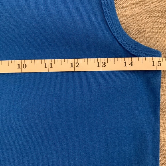 J Crew "Cobalt" Blue Sleeveless Shell Size M - Picture 5 of 8